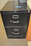 2 Drawer Lockable File Cabinet With Key - 28