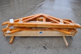 Display - 4 - Trusses & 2 wall Sections - Could be used for a Shed