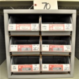Organizer Bin & Various Sizes of Fender & Flat Washers and Hex Nuts