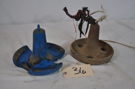 Pair of Anchors - Acme & Merit