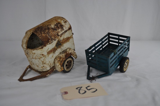 Flat of 2 Tonka Trailers - No Boxes