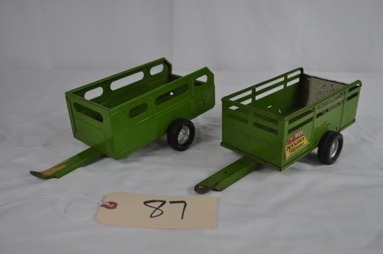 Flat of 2 Nylint Trailers - No Boxes