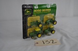 Ertl 1/64th John Deere 4000 Series 4 piece Set - 4010,4020,4320,4620