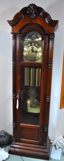 Howard Miller Grandfather Clock - Model 610-284 - 82"H x 24.5" W x 15"D
