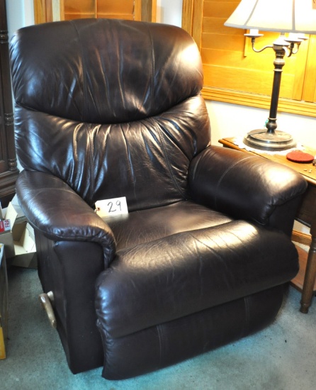 LazyBoy Leather Recliner - Brown