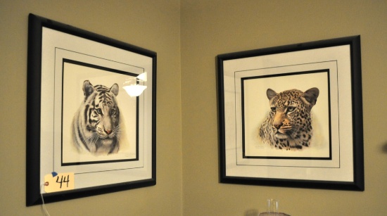 Tiger & Leopard Prints by Charles Frace