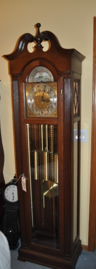 Elgin Grandfather Clock - 80"Hx21.5"Wx13"D - 5 Tube