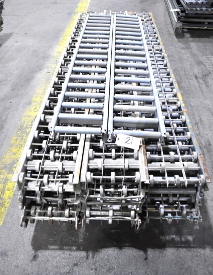 Assortment of Roller Conveyors - 15-1 ft x 9 ft 2-1 ft x 83"