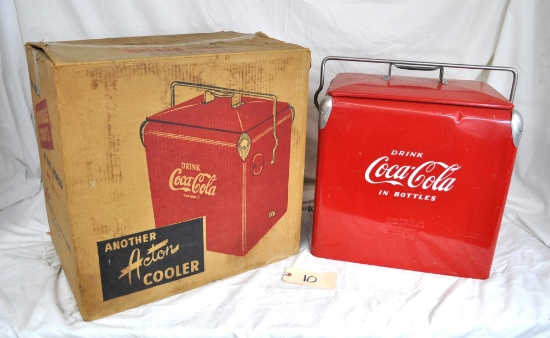 Coca-Cola Acton Portable Cooler with Original box