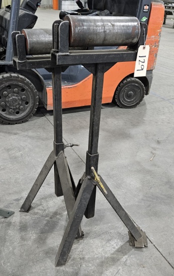 Pair of 11" Rollers on Adjustable Stands