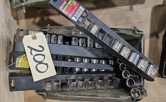 Hardware Bin Full of Numerous Sockets - Various Drive with organizers