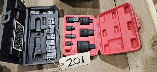 Bin of O-Ratchet Sockets and Ironton Impact Reducer Sets