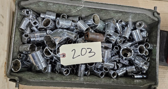 Hardware Bin of Numerous Sockets - Various Drive
