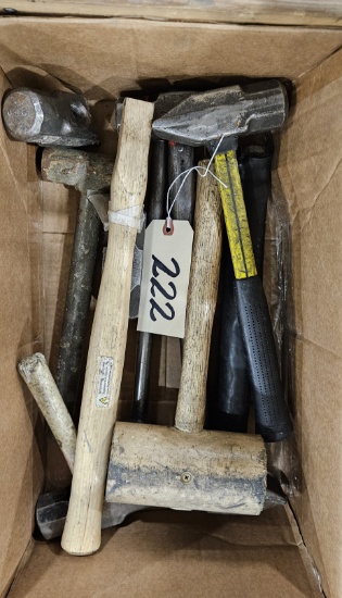 Various small sledge hammers