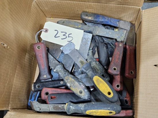 Variety of Putty Knives