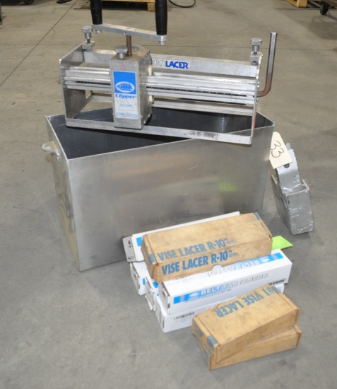 Belt Lacer with fasteners - 20" W