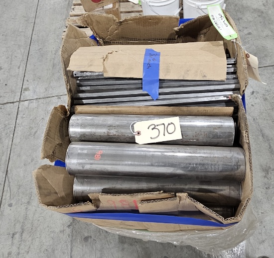 approx. 36 3.5" x 17.5" 11 ga hex shafts and rollers