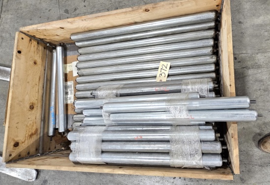 various sized galvanized hex rollers