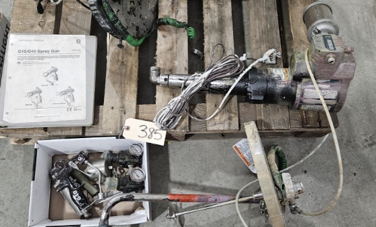 Merkur Piston Pump with attachments - gauges , sprayers