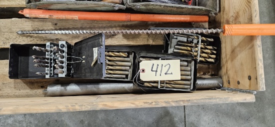 4 drill indexes and 2 long drill bits