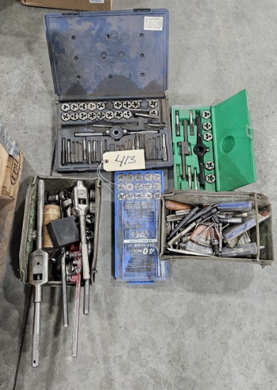 Hardware bin of Tap & Die sets