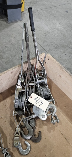 3 Come-Along Winches