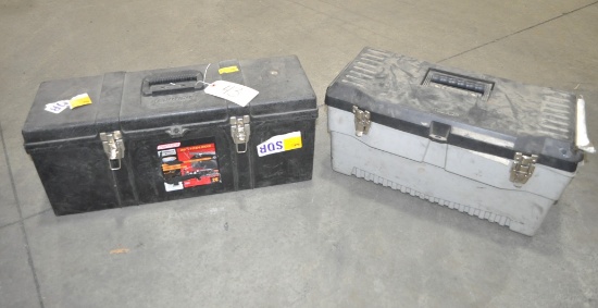 2 - Plastic Toolboxes