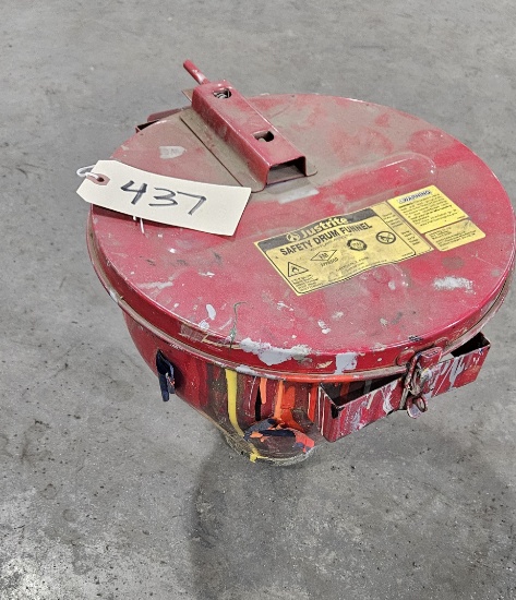 Justrite Safety Drum Funnel with Flame Arrestor