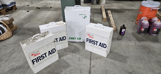 4 First-Aid Cabinets with Contents