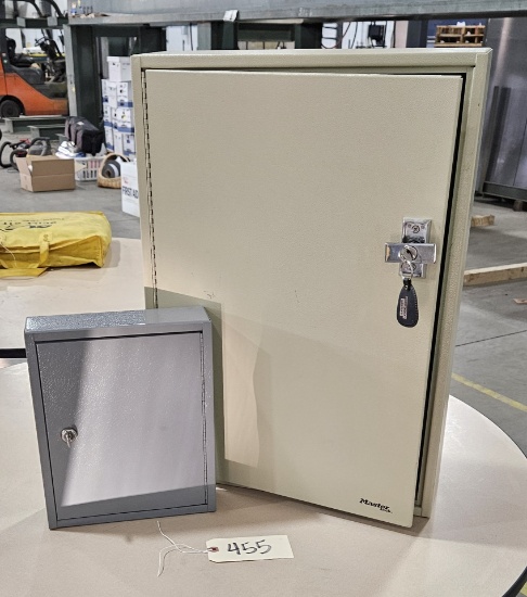 Pair of Key Holder Cabinets - 18"x 25"x6" & 10"x12"x3"