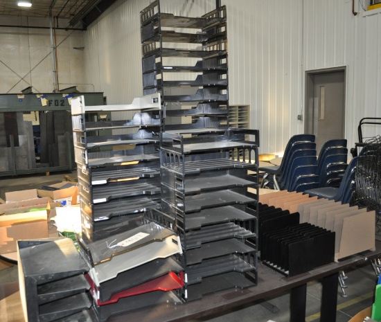 Lot of misc. file dividers/trays