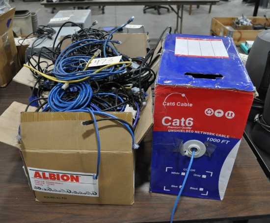 Cat 6 cable and various other cables