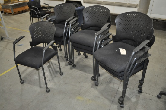 10 Rolling Chairs - black