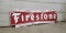 Firestone porcelain sign (large)
