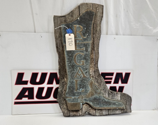 Regal Boot Sign