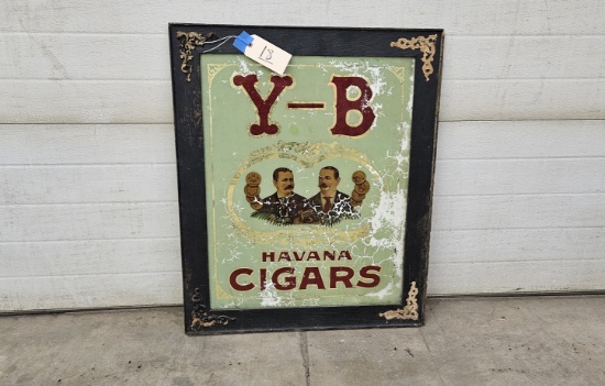 Y-B Havana Cigars Sign