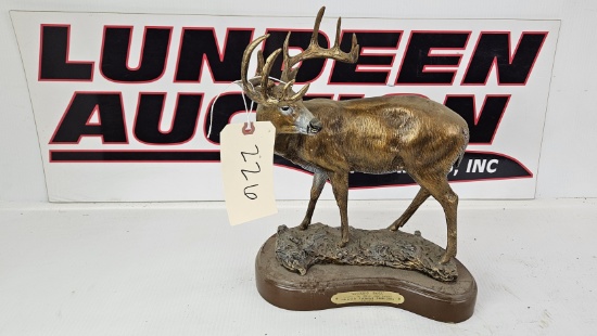 "Looking Back" deer statue by  Dick Idol