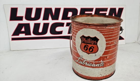 Phillips 66 lubricant can