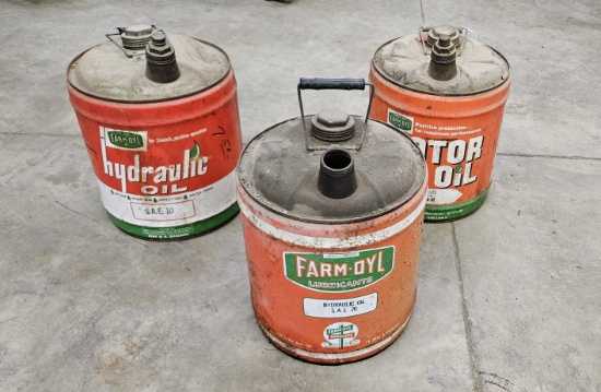 3 - Farm-Oyl cans