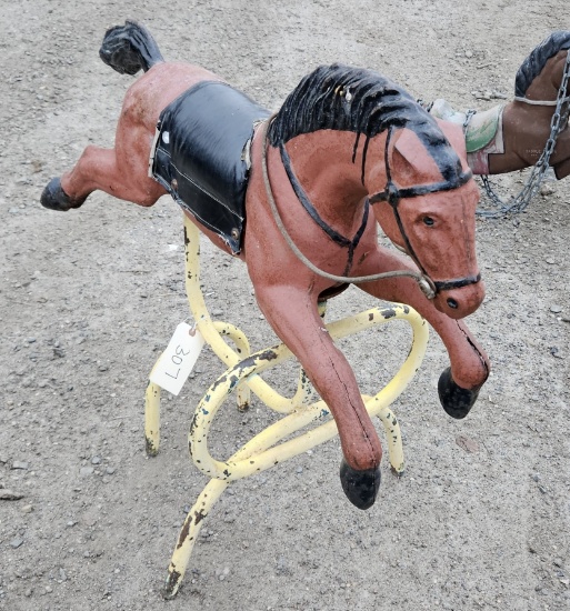 Cast iron horse