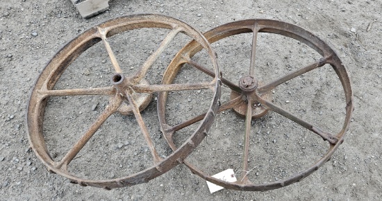 2 Steel Wheels