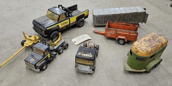 Assortment of Tonka Toys and Sandbox Toys