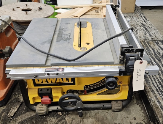 DeWalt portable table saw