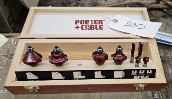 Porter Cable router bit set