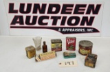 Vintage tins and boxes