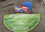 Hoop net - Drink holder and air pump