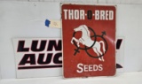 Thor-O-Bred Seeds Sign