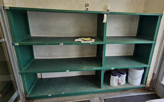 Wooden 4-Shelf Unit