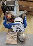 Vintage Waffle maker& Start & Flowers & Rolling Pin & Cake Keeper