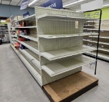 Double-Sided Gondola Shelving Unit - Contents Not Included